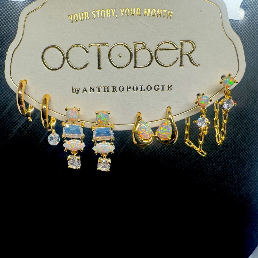 Set of 4 Anthropologie earrings